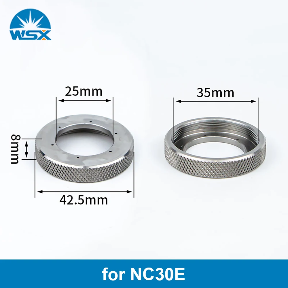 Laser-Keramikring-Sicherungsmutter für Raytools WSX Precitec Ospri Laserschneidkopf-Sicherungsring-Zubehör – Detail 18