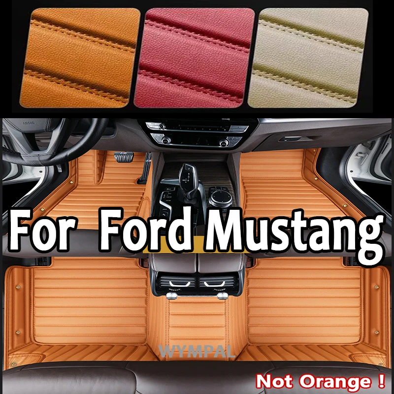 

Luxury For Ford Mustang Mach-E MachE 2021 Car Floor Mats Auto Styling Interiors Accessories Car Protect Custom Waterproof Mats