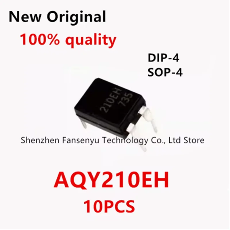 

10pcs/lot AQY210EH 210EH SOP-4 DIP-4 opto coupler new original