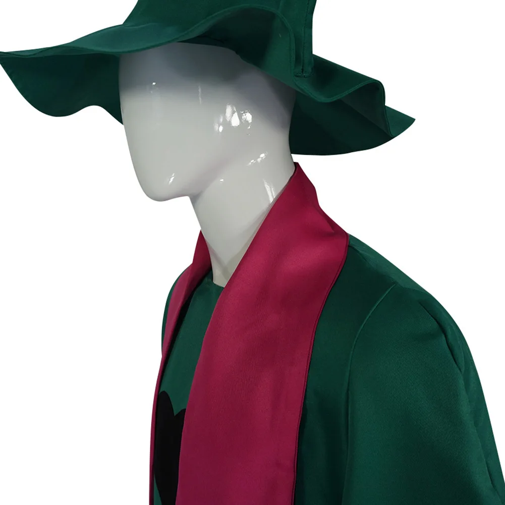 Deltarune Ralsei disfraz de Cosplay, bata, capa, sombrero, trajes para adultos