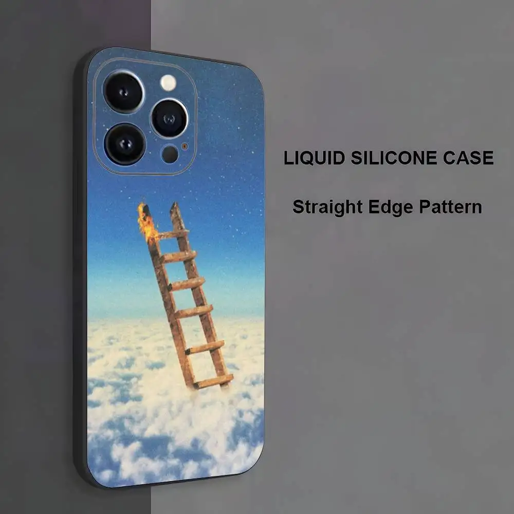 حافظة هاتف C-Cactus J-Jack Travis Scott لهاتف iPhone 17,16,15,14,13,12,11,Pro Max,XS,X,XR,SE,Mini,8,7,غطاء أسود من السيليكون الناعم