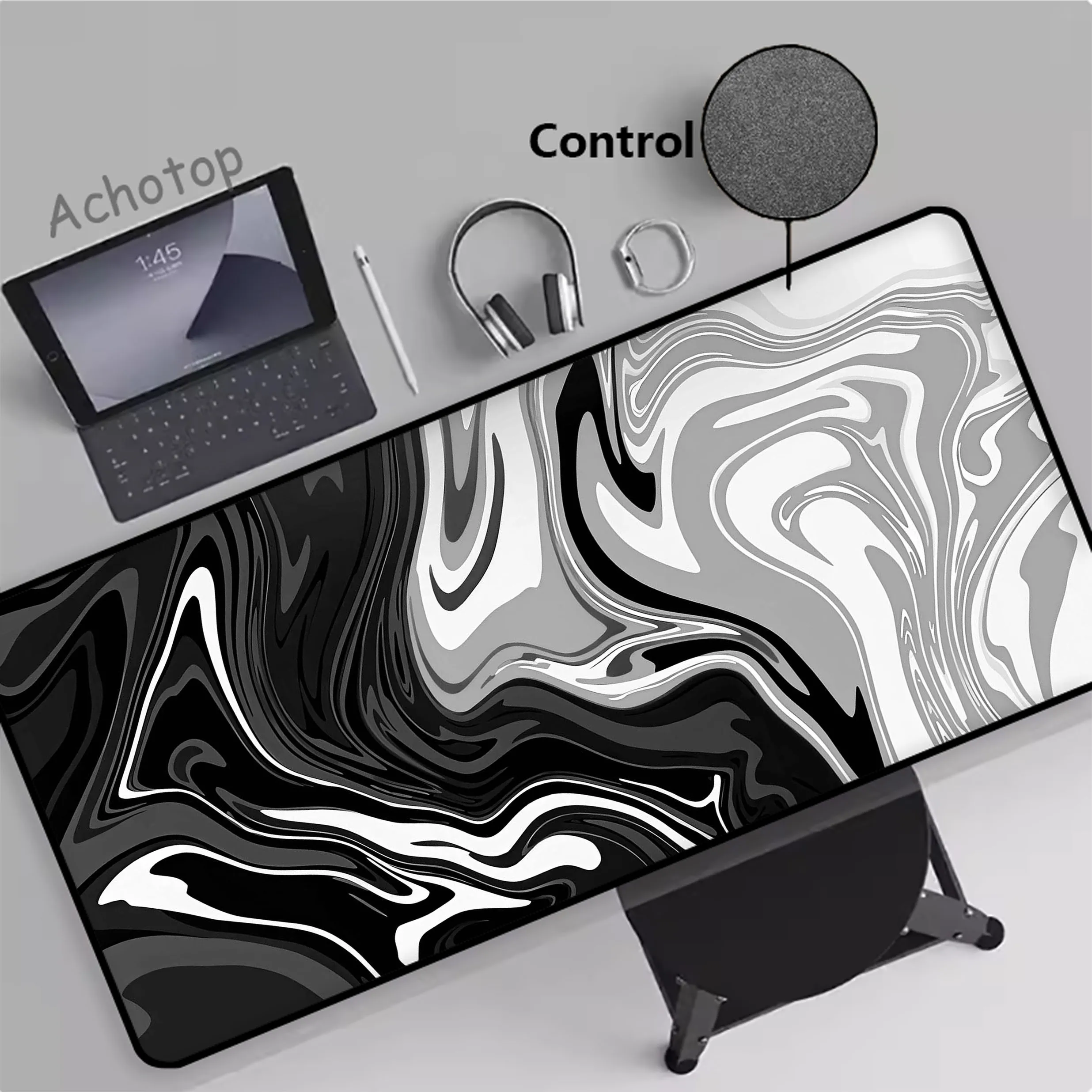 Strata Liquid Simple Control Mouse Pad Pc Gamer Mousepad Rubber Mouse Mat Gaming Speed Keyboard Pads Office Rubber Desk Mat