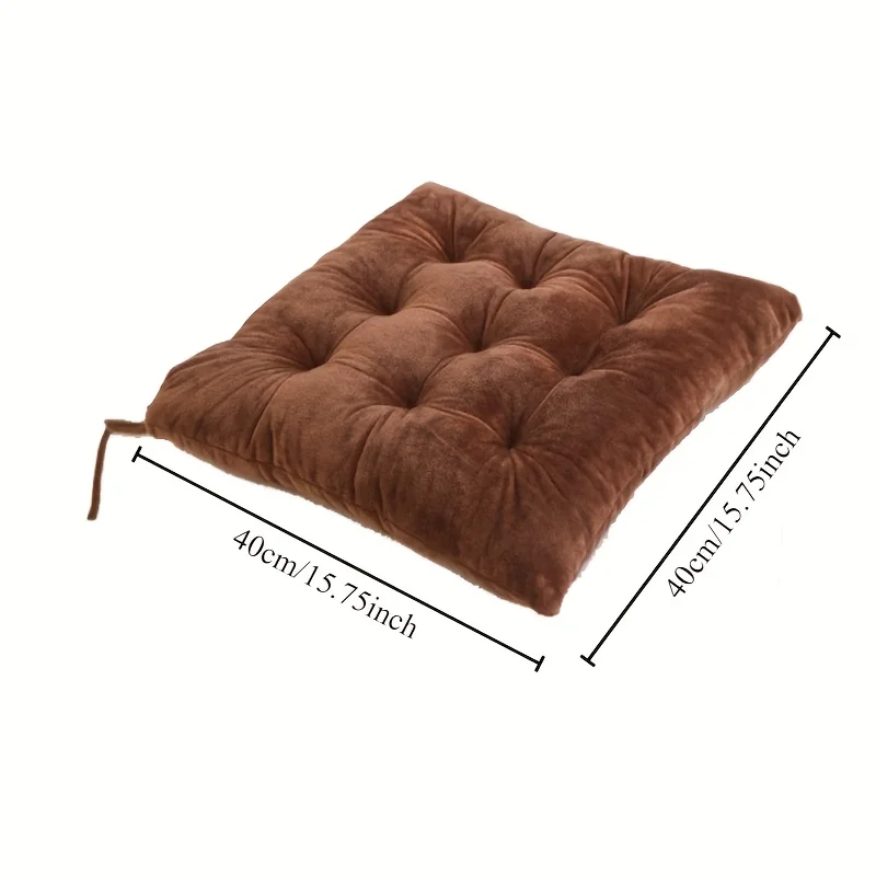 

Customizable cuscino sedile quadrato in velluto cuscino morbido addensato in inverno, adatto per sale da pranzo