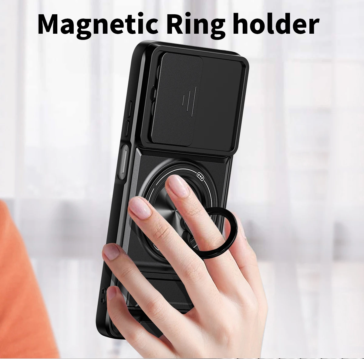 Für Motorola G15 Hülle Moto G17 Cover Moto G15 Power G17Power Magsafe Magnetische Klapphalterung Militärische Panzerung Kameraschutzabdeckung – Detail 12