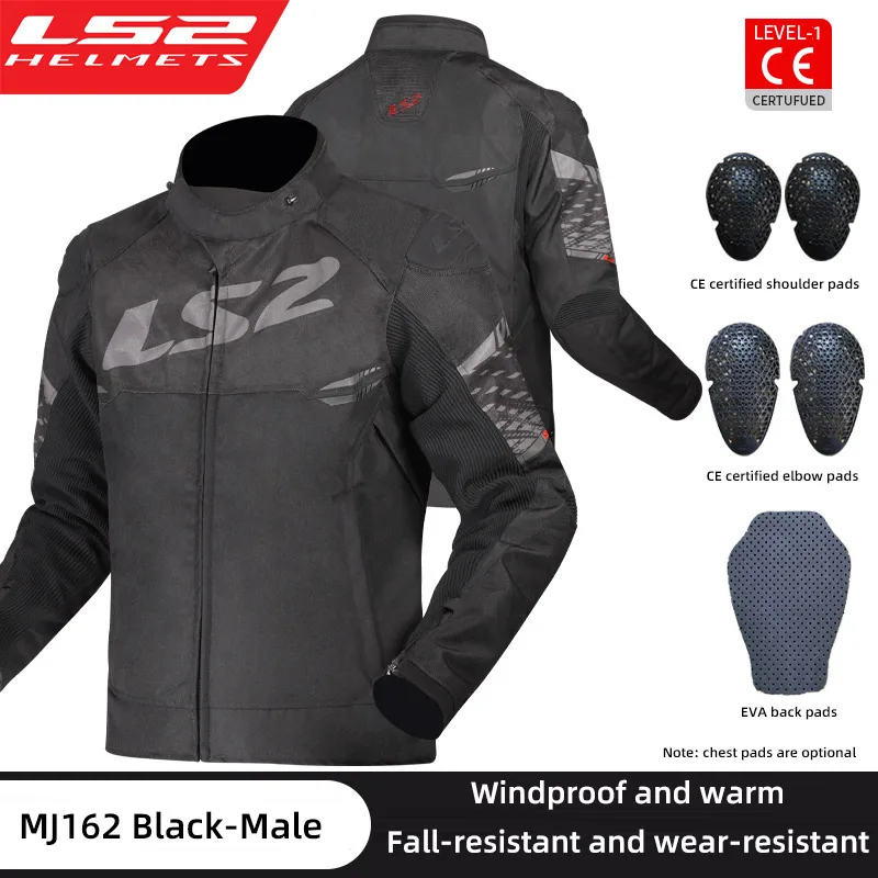 LS2 Original APEX Motorcycle Jacket Autumn Winter Waterproof