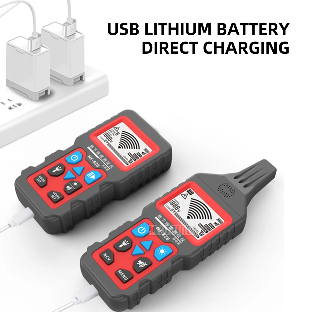 Локатор и тресер подземного кабеля |   Детектор проводов под напряжением переменного тока 220 В для скрытого кабелепровода и поиска неисправностей ​