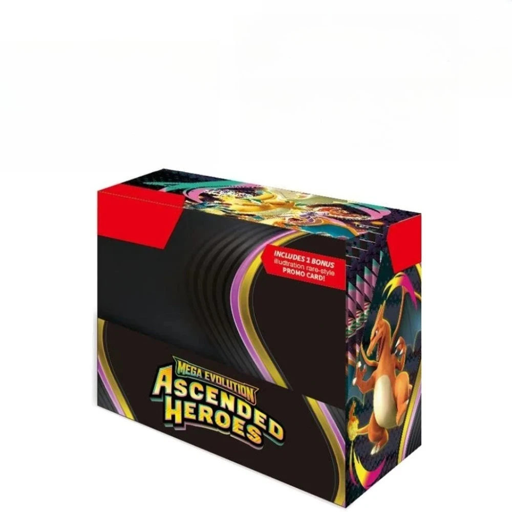 Pokemon TCG Booster Box Mega Evolution Erhabene Helden Phantasmale Flammen Englische Version Sammelkarten für Sammler und Geschenke