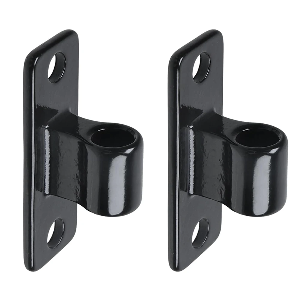

2Pack Heavy Duty Wall Mount Gate Hinges for 5/8 Pin Chain Link Fence and Farm Gates Galvanized Iron Construction Support