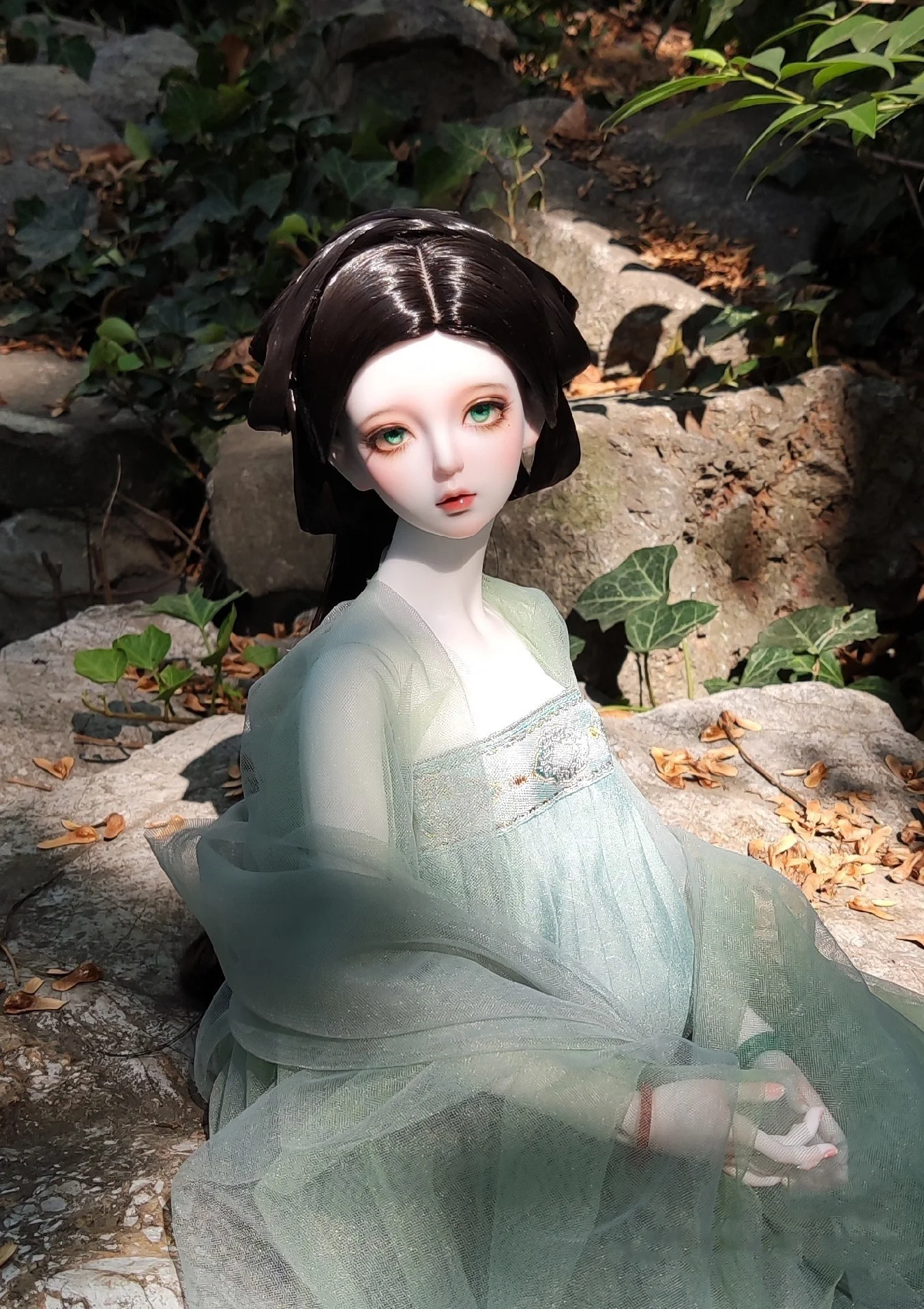 1/4 1/3 Scale Ancient Costume BJD Wig Doll Accessories Hanfu Antique Style Hair Retro Wigs For BJD/SD MSD SD13 SSDF C1835