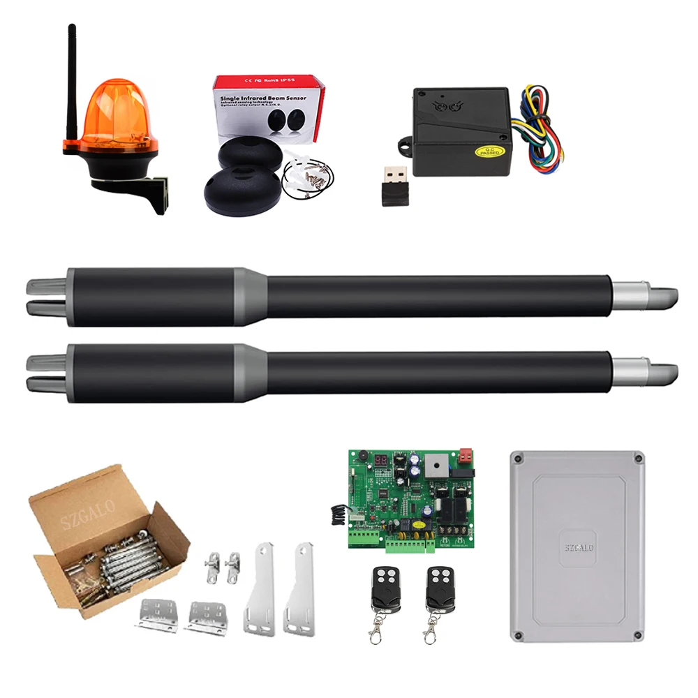 New Dual Gate Openers Engine Motor System Automatic Door AC220V/AC110V Swing Gate Driver Closer Actuator Perfect Suit Gates
