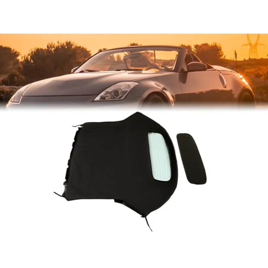 Convertible Soft Top Compatible with 2003-2009 Nissan 350Z W Heated Glass