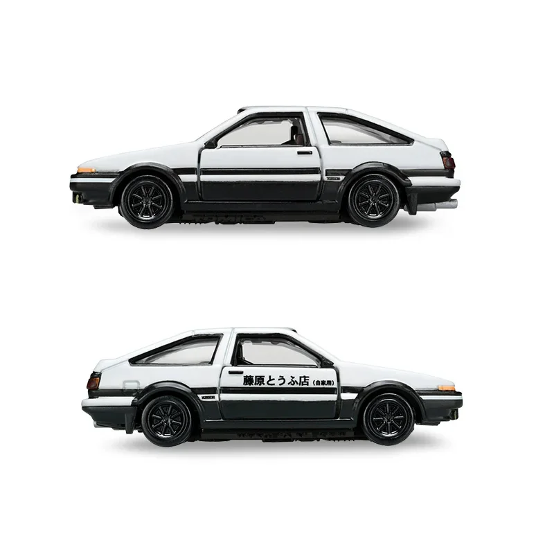 TOMY Initial D Toyota AE86 Fujiwara Takumi UNLIMITED Legierungsauto Druckguss & Spielzeugfahrzeuge Miniaturschuptautomodell für Kinder