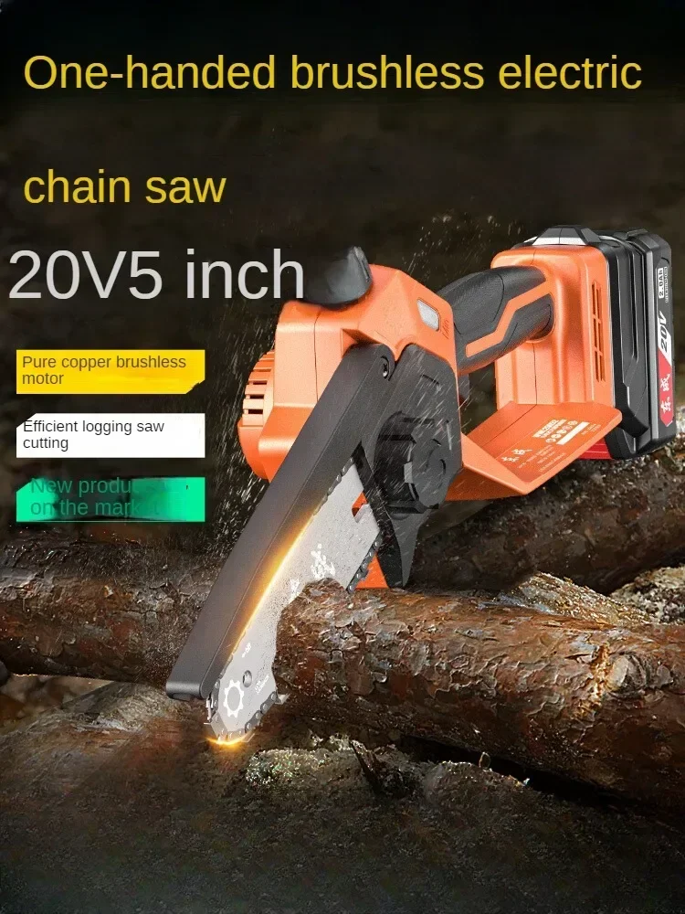 High-capacity Lithium-ion Battery Chainsaw for Fast and Efficient Wood Cutting