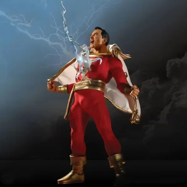 In stock Mezco Ants 6-inch Cloth Robe Thunder Shazam Joint Mobile Handheld Model Pendant Doll Toy Gifts