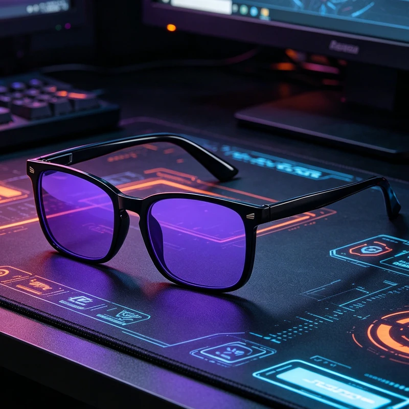 

Stylish Trendy Colorful Blue Light Blocking Glasses Men Women Square Frame Competitive Game Goggles Unisex Retro Optical Eyewear
