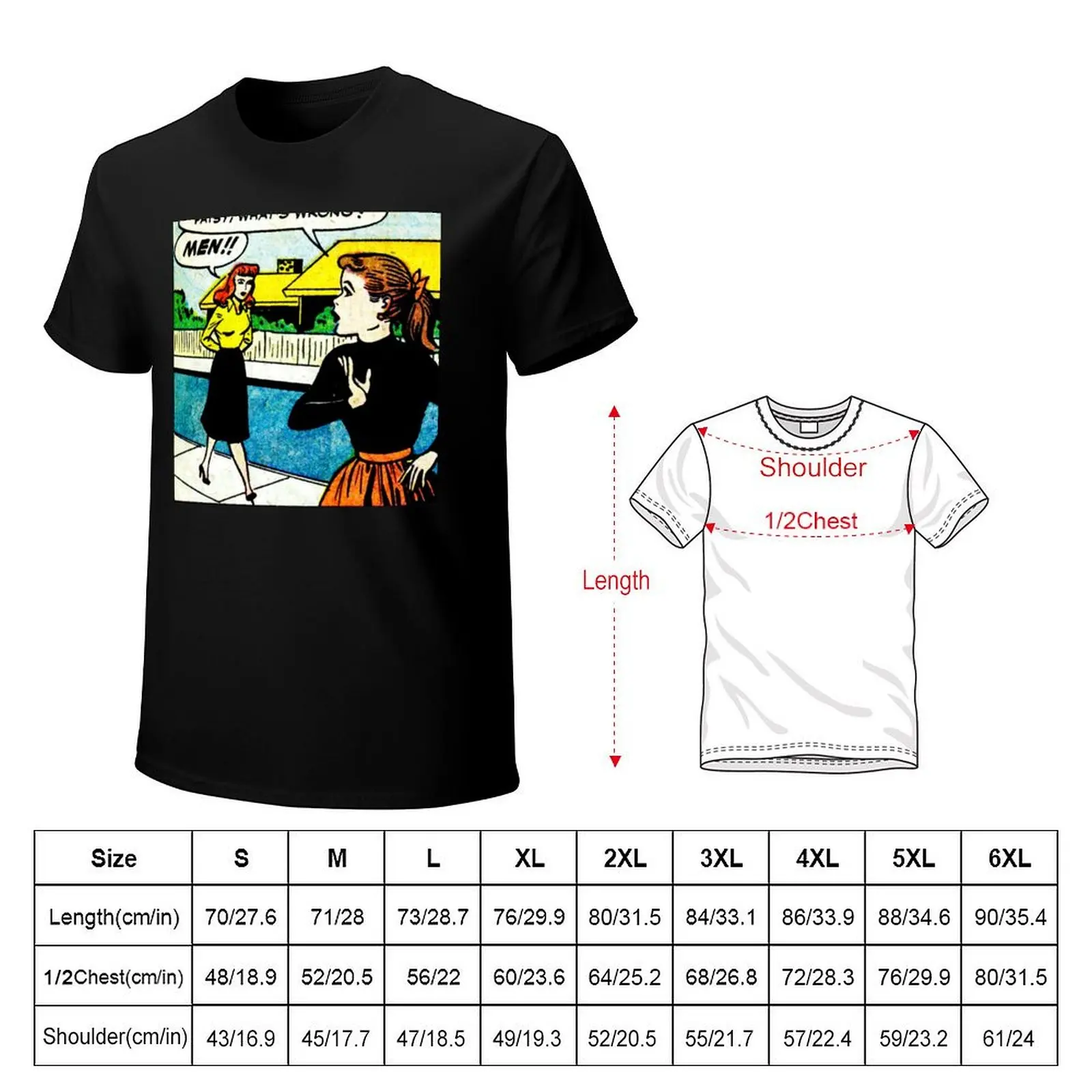 Patsy, what's wrong? T-Shirt Big and Tall Loose Fit T-Shirt