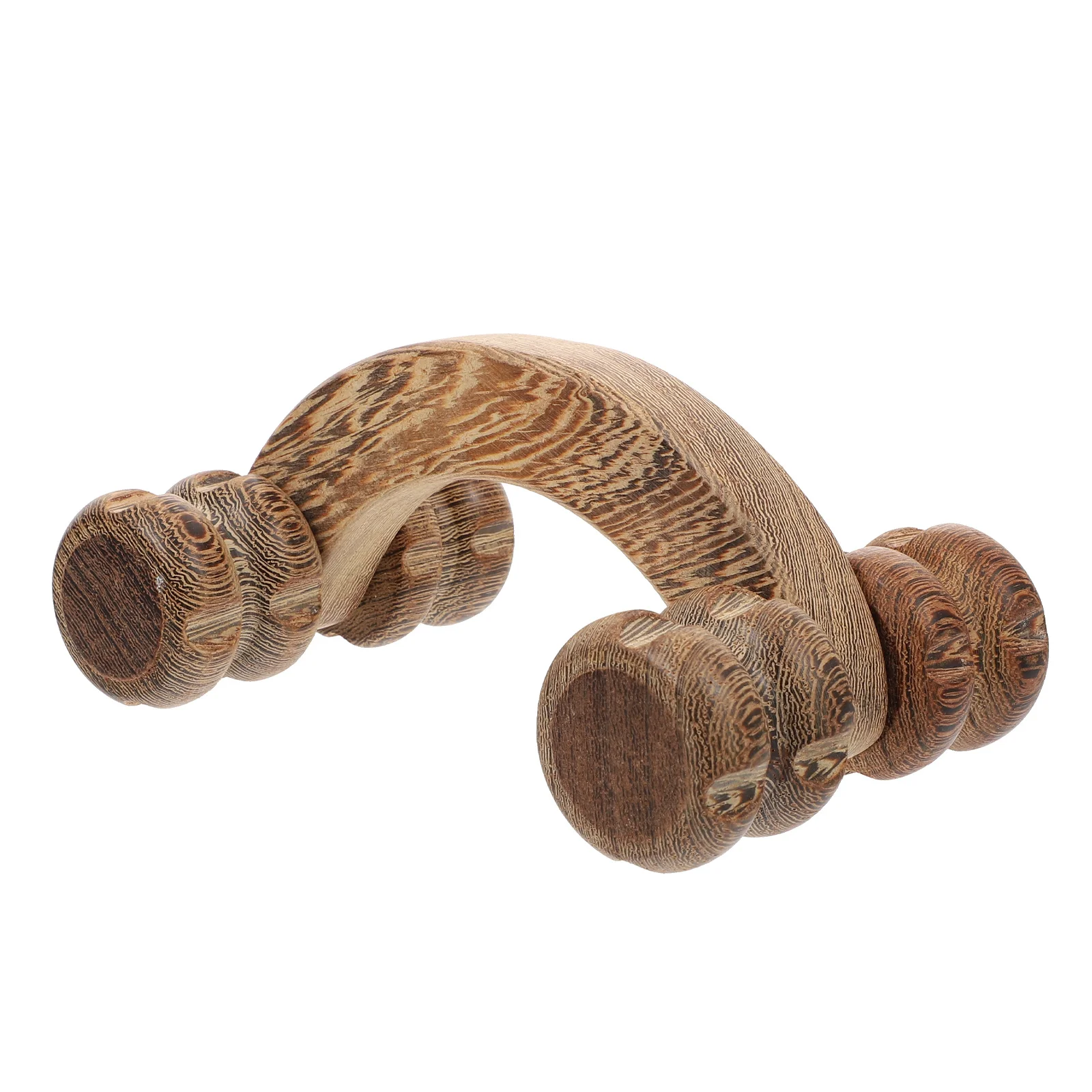 

Wooden Massager Wheel Rolling Body Massaging Tool For Back Relief Handheld Roller For Home Office Use Body Acupoint