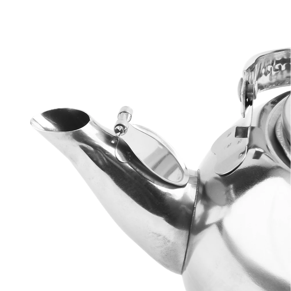 

Brand New High Quality Teapot Stainless Steel Strainer Kettle Tea Pot Thick Whistling 1/1.5/2 /2.5L Boiling Water