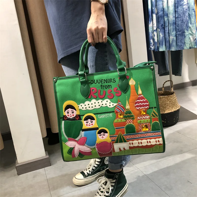 

High Quality Women Canvas Handbags Tote Bags Large Capacity Ladies Shoulder Bag Casual Female Shopping Crossbody Bags for Women