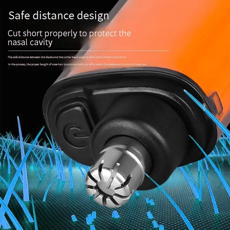 منظف شعر الأنف الكهربائي المنزلي للجنسين، منظف شعر الأنف المحمول المدمج