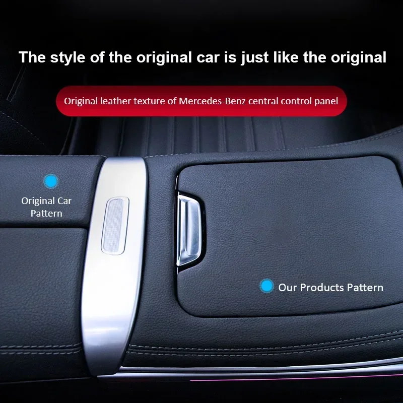 Fashion Car Central Control Panel Decal Protective Cover Decoration for Mercedes-Benz C Class W206 2022 2023 Car Accessories