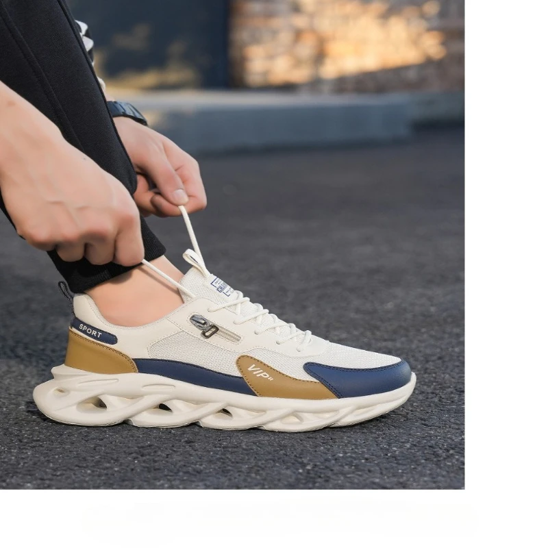 

Men's Soft Soled Cushioned Sports Shoes Lightweight Comfortable Fashionable Casual Shoes Platform Shoes 2025 New Casual Sneakers