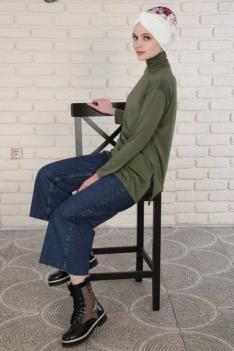 Mihrace penteado osso três cores