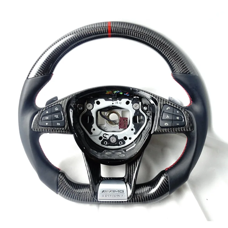 Suitable for old Mercedes-Benz upgrades to new w205 amg W204c180 modified carbon fiber steering wheels