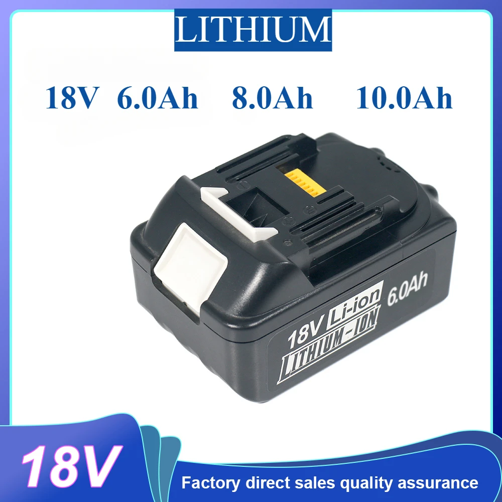 BL1850 for makita 18v 6ah original battery bl1830 bl1860 bl1850B tool batteries compatible for Makita 18 Volt wireless grinder