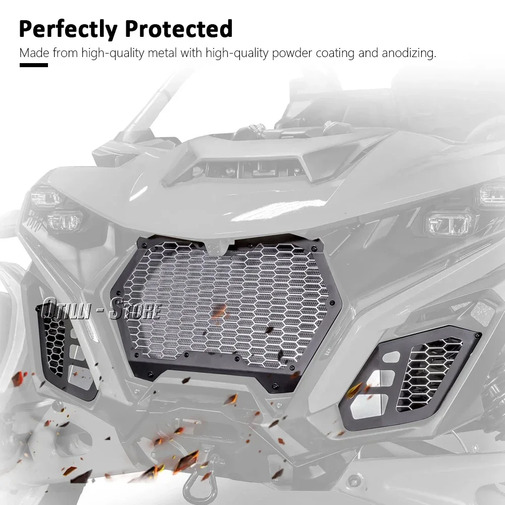 

Bracket Kit Grille Driving Front Grill Kit For Can-Am Maverick R For CAN AM MAVERICK R 2026 2025 2024 New ﻿UTV Accessories
