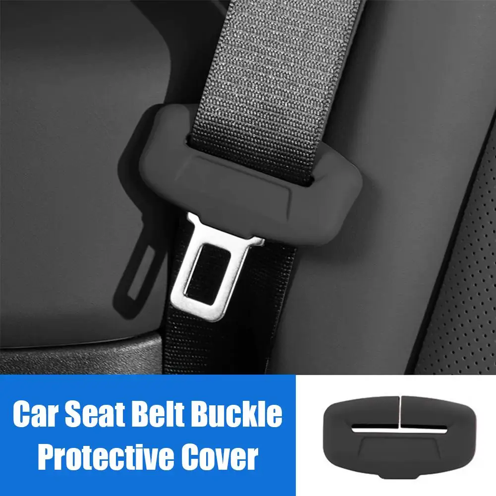 

Universal Silicone Car Seat Belt Cover Anti-Scratch Car Seatbelt Buckle Protective Case for Car Seat Decoration S7P1