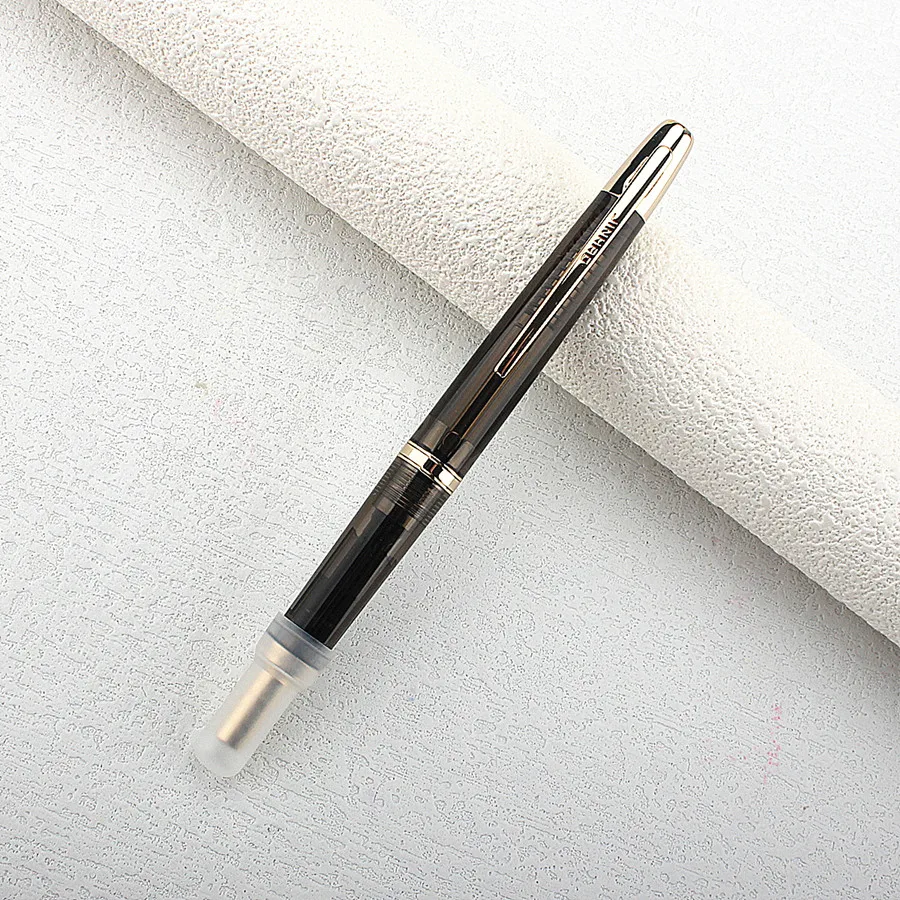 Jinhao 20-Press einziehbarer Füllfederhalter mit EF/F-Feder und Konverter, Kunstharz-Schreib-Geschenkstift – Detail 3