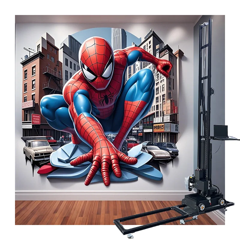 Самый продаваемый высококачественный настенный принтер 3D 2-в-1 полностью автоматический настенный напольный принтер Самый продаваемый высококачественный настенный принтер 3D 2-в-1 полностью автоматический настенный напольный принтер