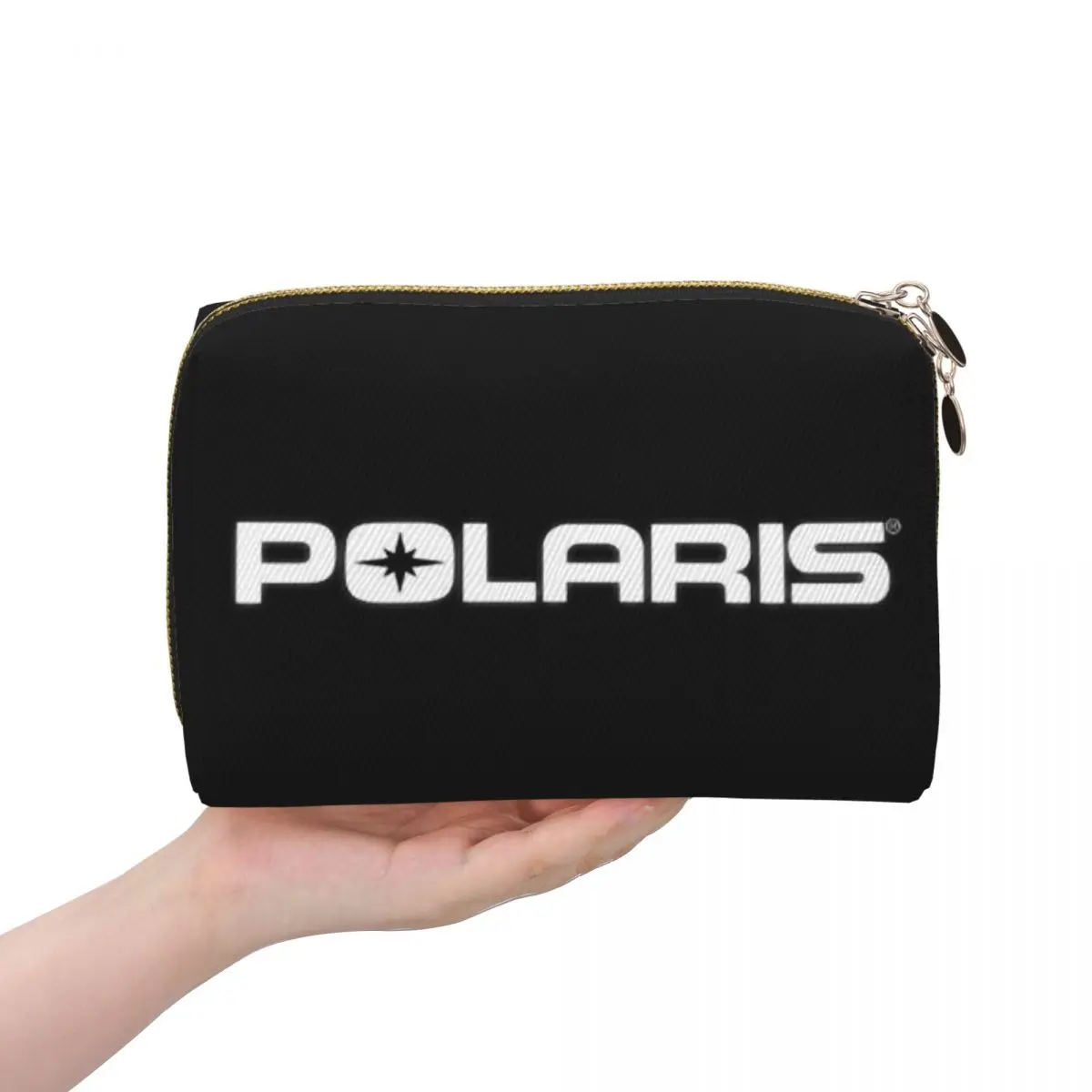 

Polaris Logo Women Cosmetic Bags Travel Makeup Organizer Pouch Toiletry Storage Dopp Kit Case