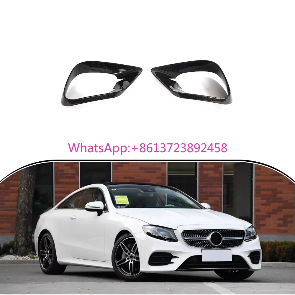 

C238 Carbon Fiber Fog Lamp Cover Vent Trims for Mercedes Benz E Class W213 C238 2017 2020 E400 E450 2 Door