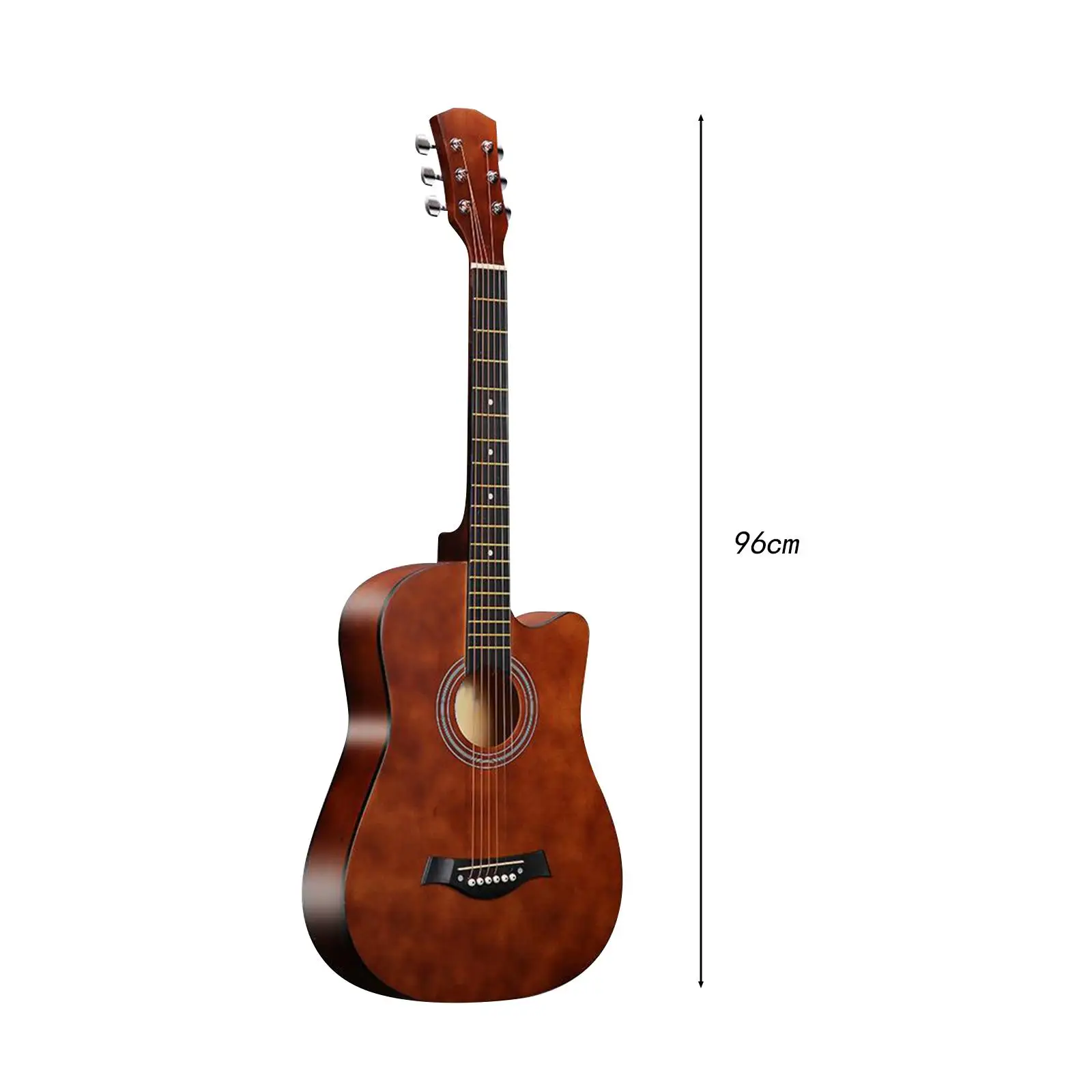 38\'\' acoustic guitar, easy to learn musical instrument for adults in