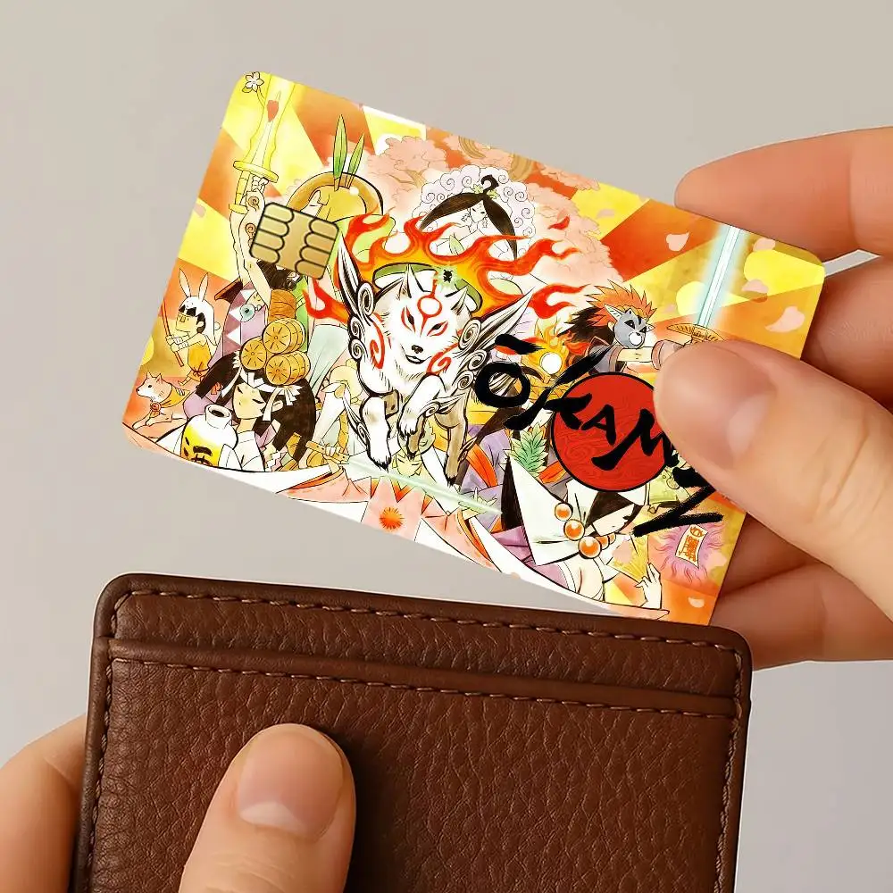 Game ERROR143 Credit Card Public Transportation Cards Protective Sticker Waterproof Card Face Decoration 4PCS