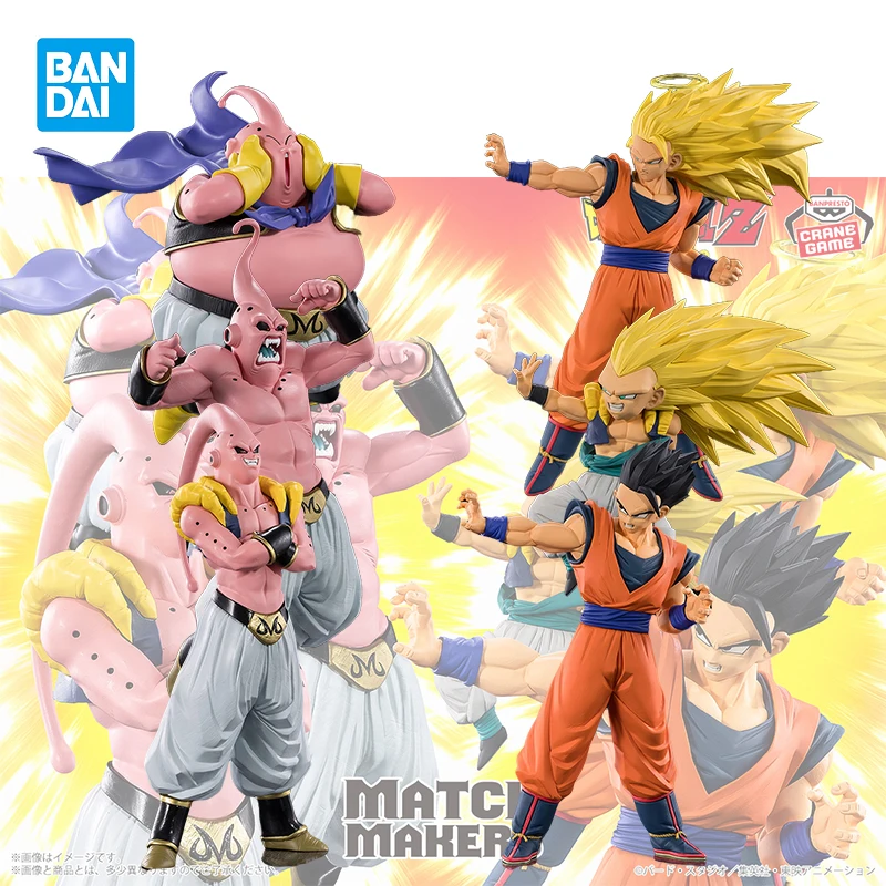 

BANPRESTO Match Makers Dragon Ball Z Majin Buu аниме фигурка модель игрушки Son Goku коллекции оригинальный подарок на день рождения