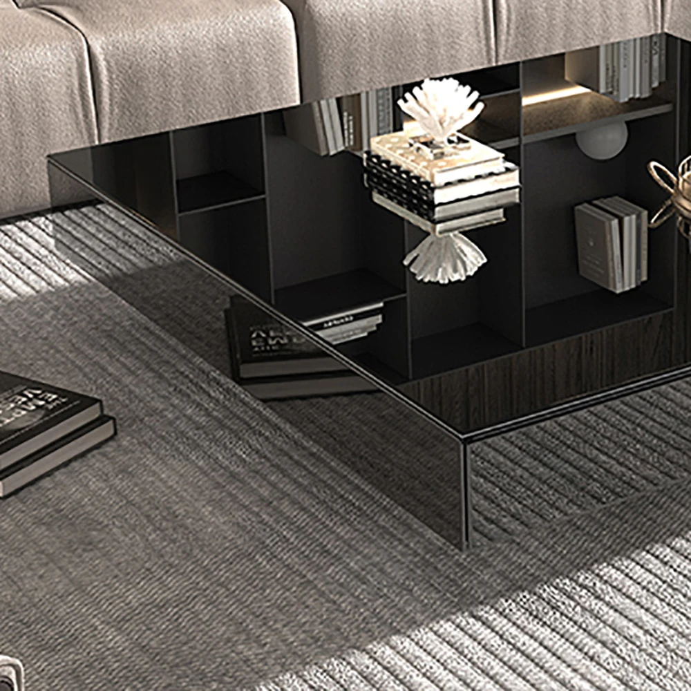 Table Basse Premium au Design Unique Minimaliste, Rangement Simple, Glamour, Meubles de Salon, Basse