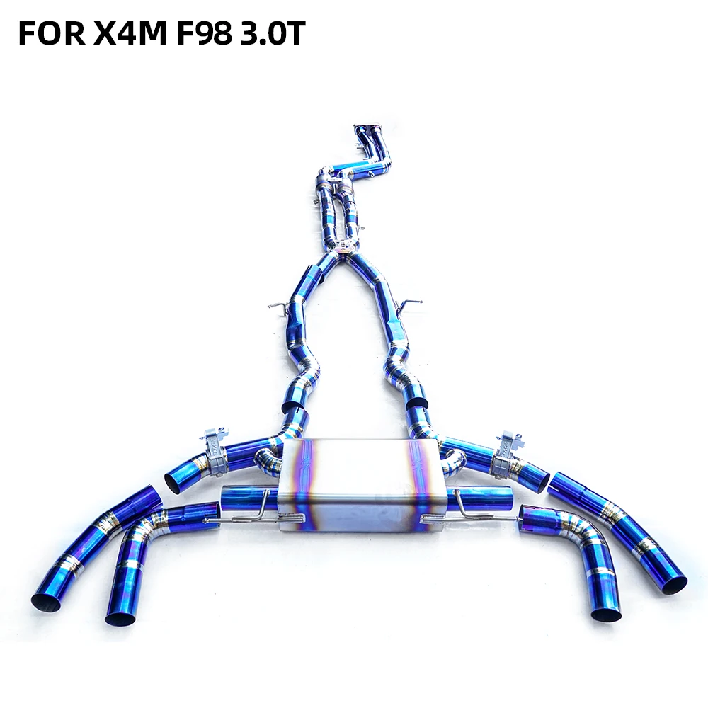 

High Quality Titanium Center Tail Exhaust Pipe for BMW X4M F98 3.0T Exhaust Valve Controlled Exhaust System