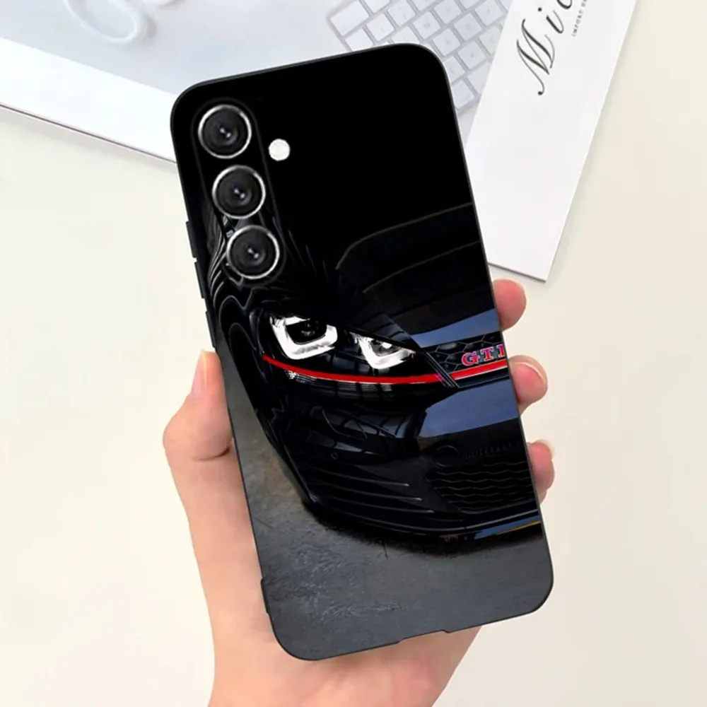 حافظة هاتف Car Sport G-Golf G-GTI لهاتف سامسونج S25، S24، S21، S22، S23، S30، Ultra، S20، Plus، Fe، Lite، Note، 10,9,5G غطاء أسود #6