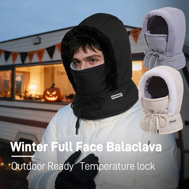 Musion Winter-Sturmhaube, warme Maske für Damen und Herren, multifunktional, kältebeständig, für Bergsteigen und Outdoor-Aktivitäten.