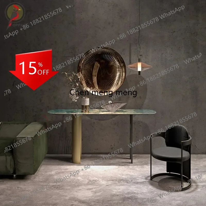 

M78 Entrance cabinet very simple rock slab entrance table light luxury modern wall strip case living room hall cabinet