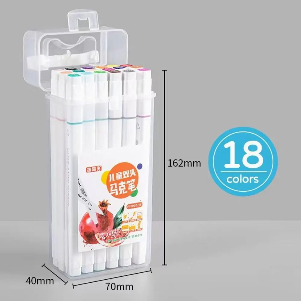 Highlighter Paint Marker Set Supplies Stationery 12-48 Colors Comic Sketch Marker Sketching Plastic Paint Manga Brush Students