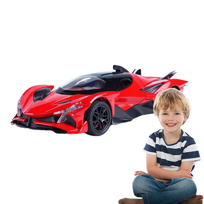 

Collectible Sports Car Model Alloy 1:32 Scale Sports Car Model Toy Racing Vehicle With Openable Doors And Tail Wings Vehicle Toy