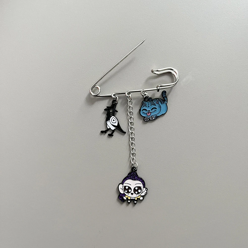 KPop شيطان الصيادين الرسوم المتحركة فيلم المينا دبابيس لطيف دبوس أمان بروش التلبيب شارة بدبوس مجوهرات الأزياء للملابس والاكسسوارات #4