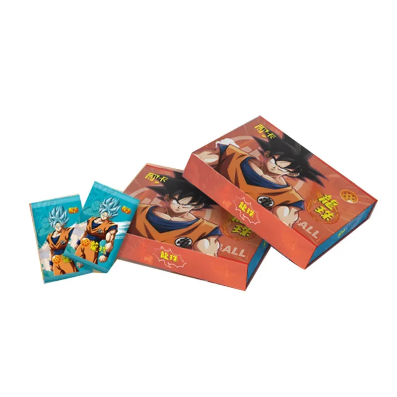 Tarjetas de Dragon Ball de Anime al azar, Son Goku, tarjetas Flash raras, tarjetas de colección de personajes de Anime, juguetes para niños, regalos