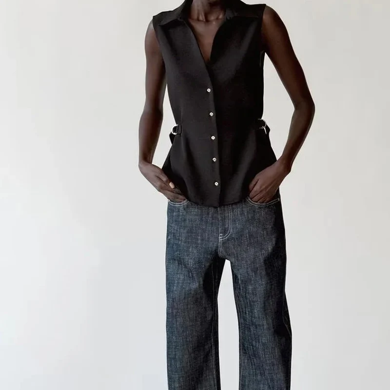 春の新作 Sle レディース シンプル プリーツ生地 スベル ターンダウンカラー 蝶ネクタイ カジュアル ファッション ポリエステル繊維