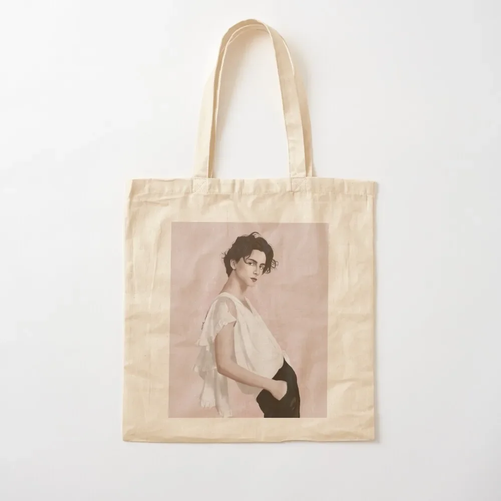 Timothée Chalamet - ilustración Tote Bag Bolso de hombro de lona bolsos de mano Tote Bag