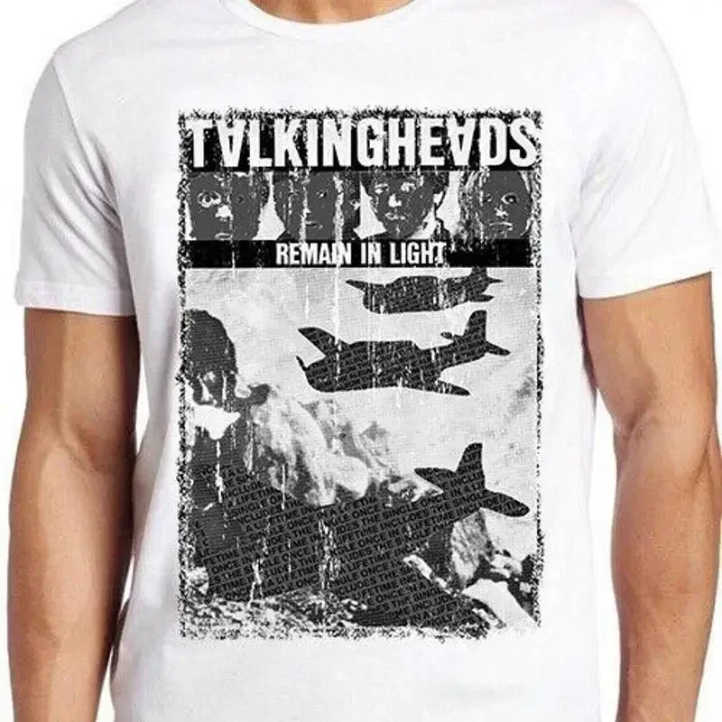 Talking Heads Remain In Light Punk Rock Poster Music Gift Tee T Shirt 7282